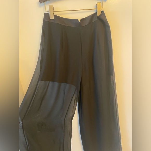 Silk Wide leg Pant - Picture 3 of 5